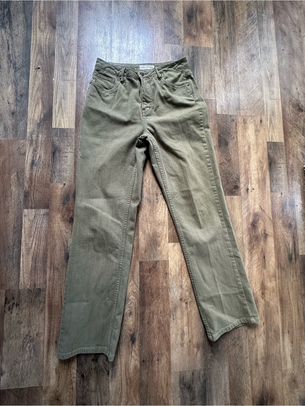 Coldwater Creek Olive Green Chinos